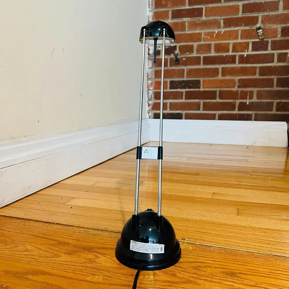 Vintage IKEA Espressivo Black Desk/Table Lamp Adjustable - Works
